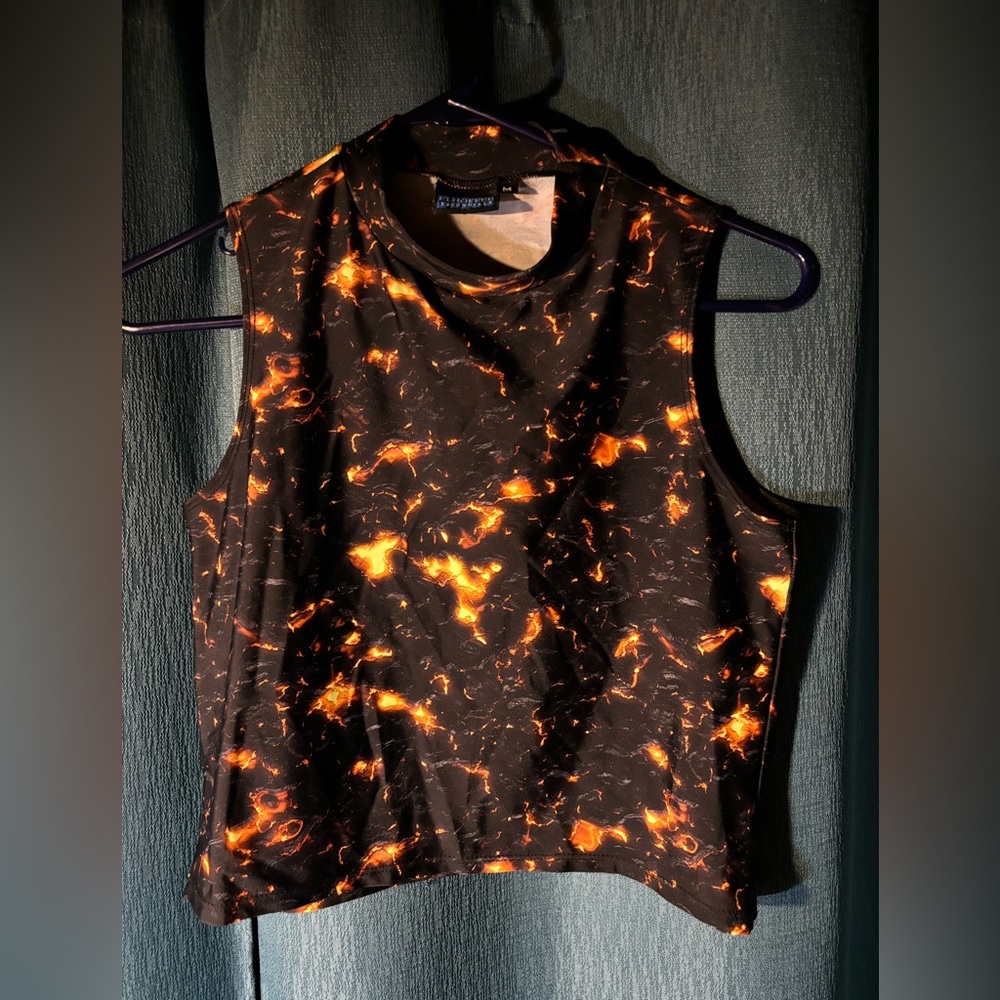 Elhoffer Essentials Magma Crop Top